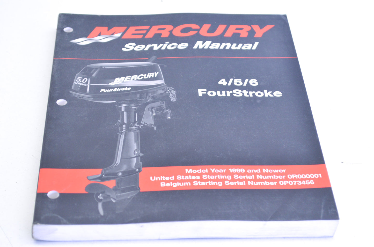 OEM Mercury 90-857138 1999 and Up 4/5/6 Four Stroke Service Manual