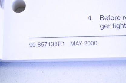 OEM Mercury 90-857138 1999 and Up 4/5/6 Four Stroke Service Manual