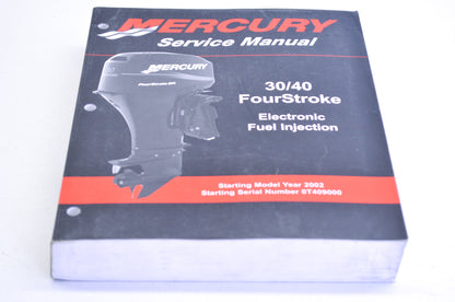 OEM Mercury 90-883064R01, 90-883064 2002 30/40 4 Stroke EFI Service Manual