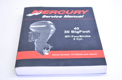 OEM Mercury 30/40 Bigfoot EFI 4 Stroke 3 Cycle Service Manual