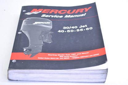 OEM Mercury 1997 and Up 30/40 Jet 40 50 55 60 Service Manual