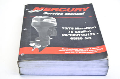 OEM Mercury 90-830234 1994 and Up 75/90/100/115/125-65/80 Service Manual