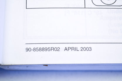 OEM Mercury 90-858895 2000 75/90 4 Stroke Service Manual