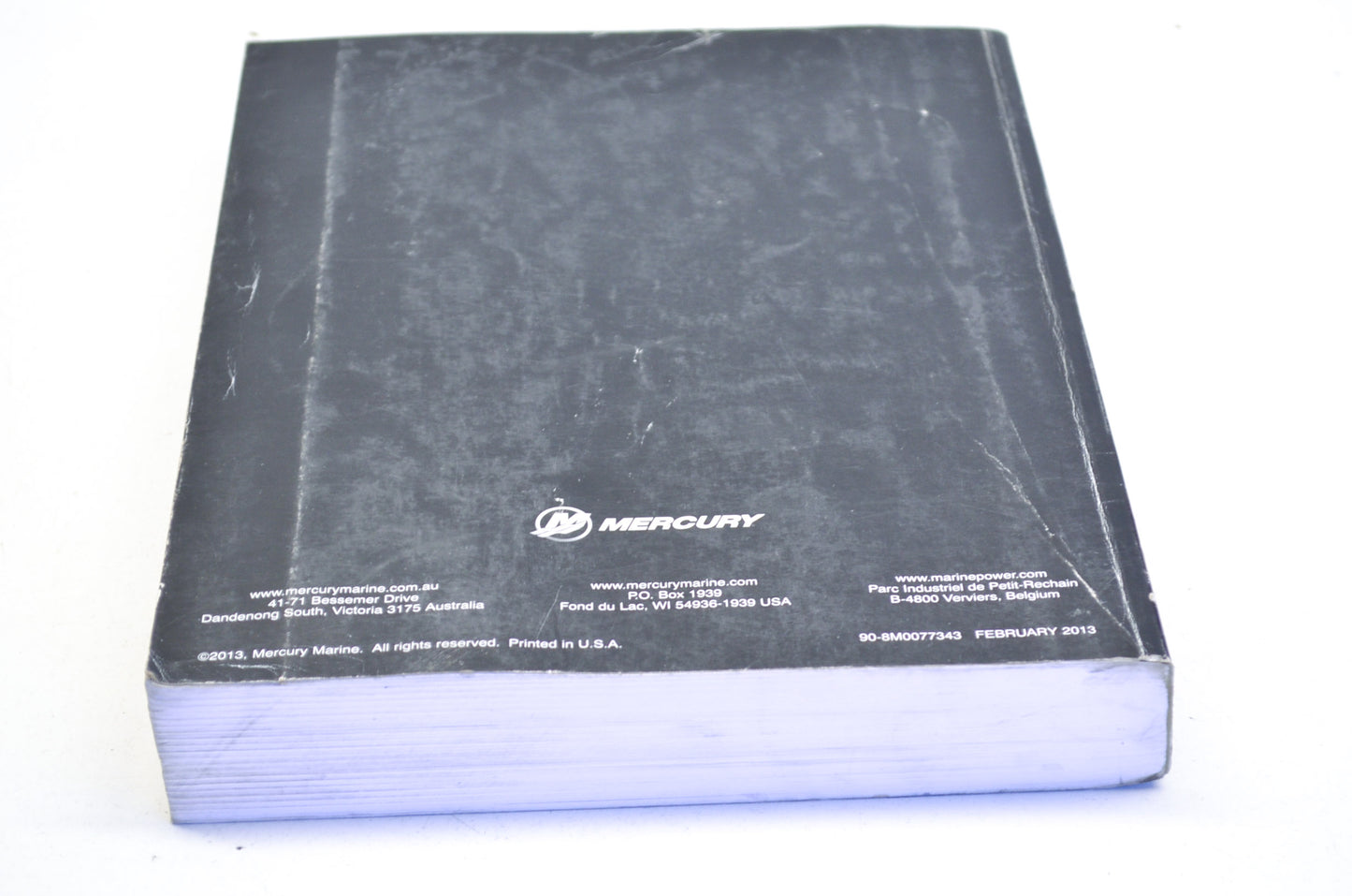 OEM Mercury 90-8M0077343 2012-2013 200/250 Optimax Service Manual