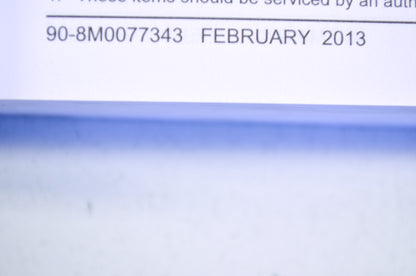 OEM Mercury 90-8M0077343 2012-2013 200/250 Optimax Service Manual