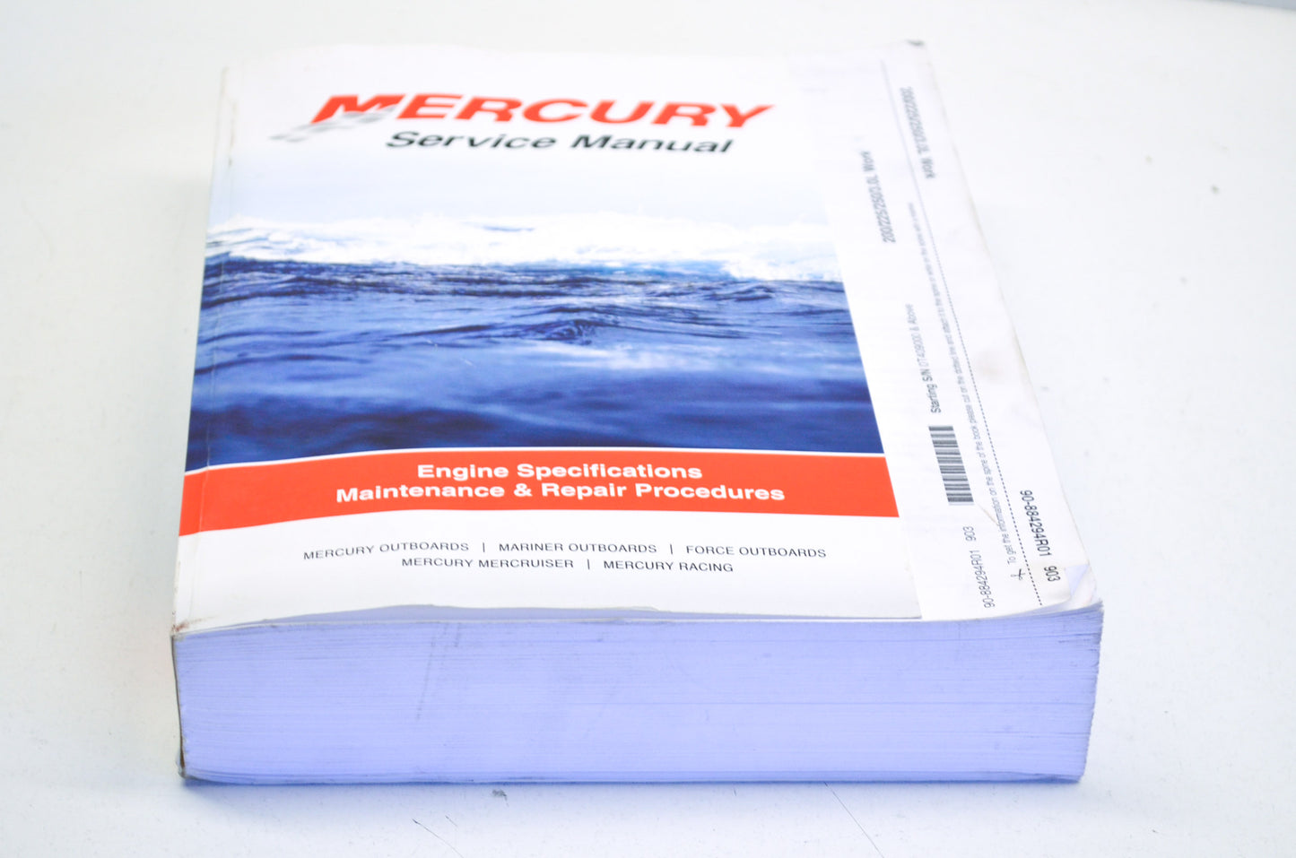 OEM Mercury Engine Specs, Maintenance & Repair Service Manual