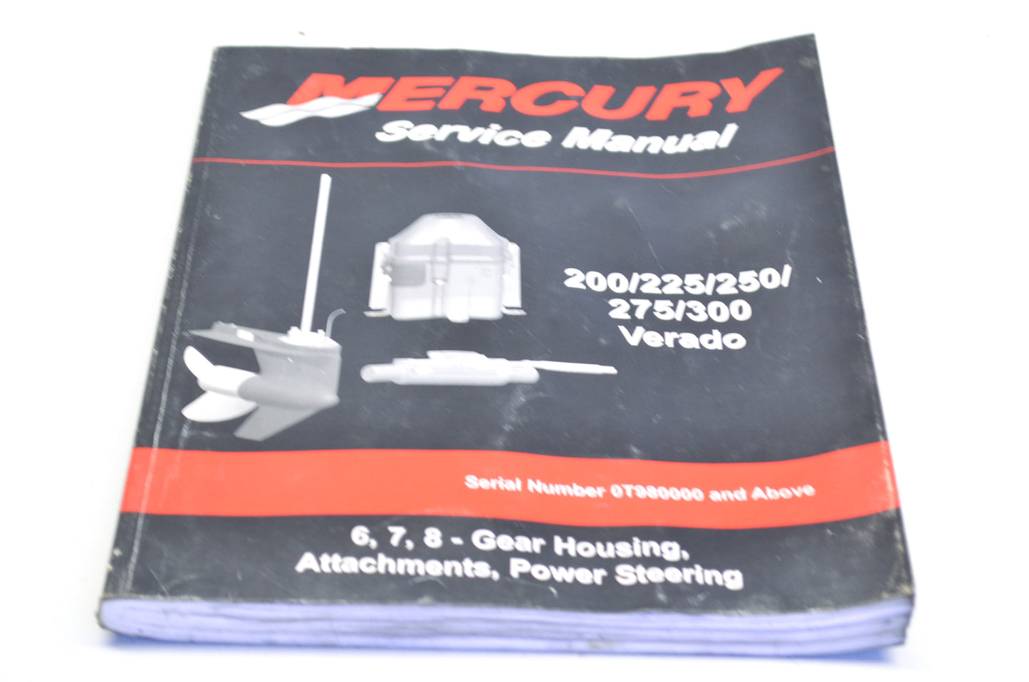 OEM Mercury 2008 220/225/250/275/300 Verado Service Manual #6, 7, 8