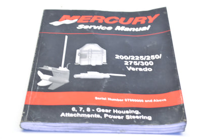 OEM Mercury 2008 220/225/250/275/300 Verado Service Manual #6, 7, 8