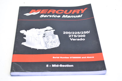 OEM Mercury 220/225/250/275/300 Verado Service Manual #5 Mid-Section