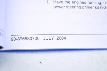 OEM Mercury 2005 220/225/250/275/300 Verado Service Manual #7, 8, 9 Power Steeri