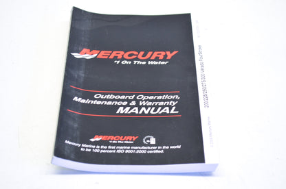OEM Mercury 90-10237081 2008 220/225/250/275/300 Verado 4 Stroke Manual
