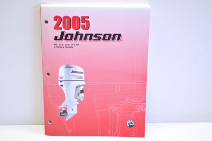 New OEM Johnson 2005 90, 115, 135 ,175 HP 2 Stroke Manual NOS