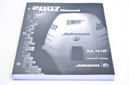 New OEM Johnson 2007 9.9, 15 HP 4 Stroke Service Manual NOS