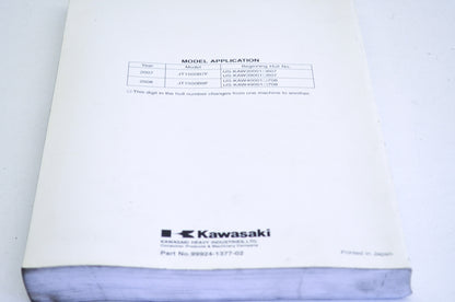 OEM Kawasaki 99924-1377-02 Service Manual JT1500E
