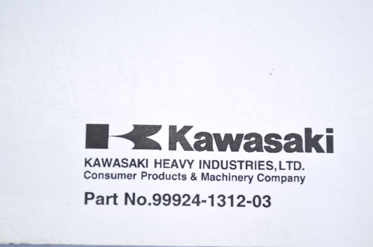 OEM Kawasaki 99924-1312-03 Service Manual JT1200B