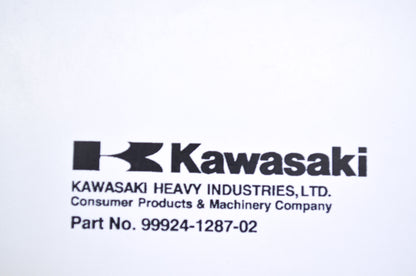 OEM Kawasaki 99924-1287-02 Service Manual JT1200A
