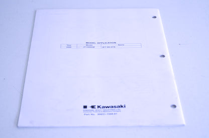 OEM Kawasaki 99931-1508-01 Assembly & Preparation Manual JT1500D NOS