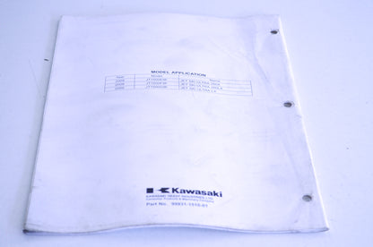 OEM Kawasaki 99931-1510-01 Assembly & Preparation Manual JT1500E/F/G