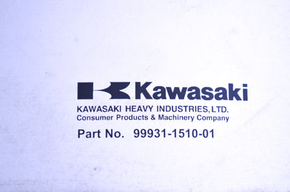 OEM Kawasaki 99931-1510-01 Assembly & Preparation Manual JT1500E/F/G