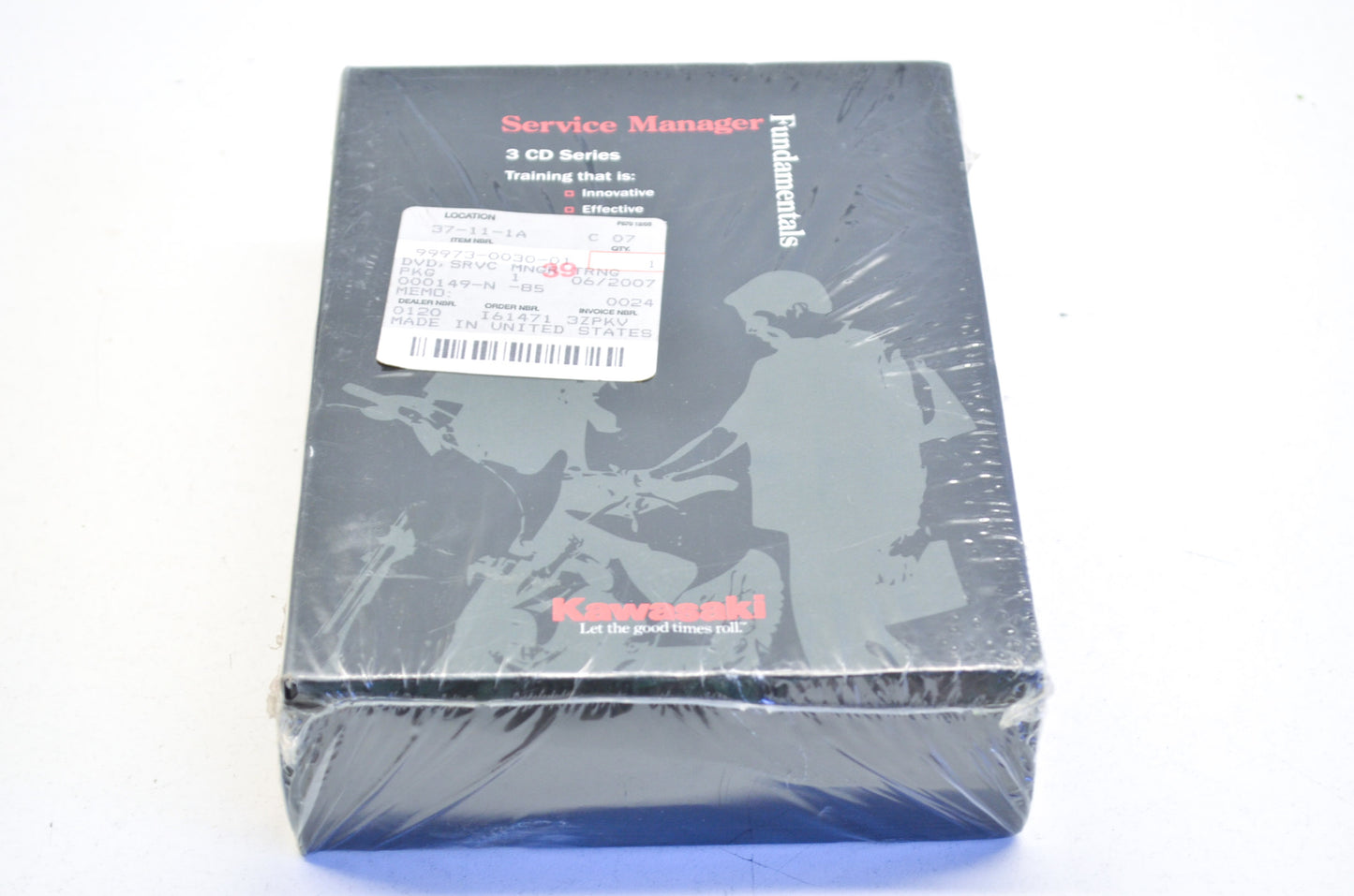 OEM Kawasaki 99973-0030-01 Service Manager Training DVD NOS