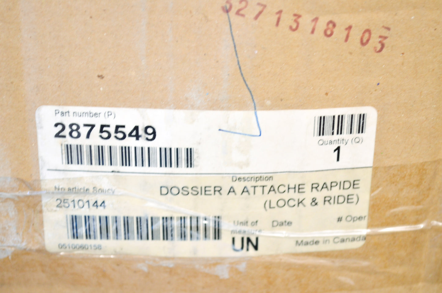 New OEM Polaris Lock & Ride Back Rest Kit NOS