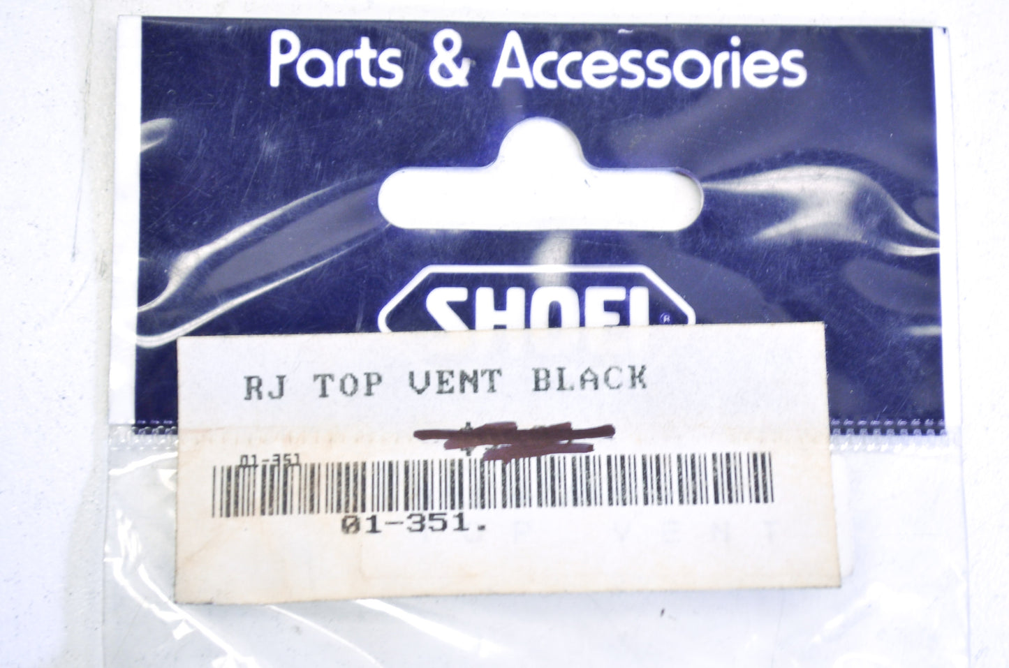 Shoei 01-351 Air Top Vent Black NOS