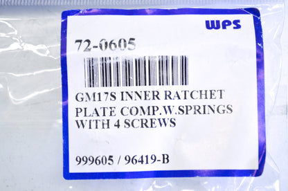 New Gmax GM17 SPC Inner Ratchet Plate Kit NOS