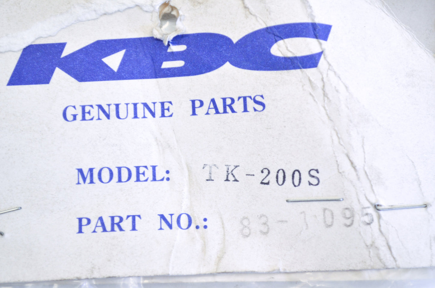Tucker Rocky 83-1095 KBC Replacement Shield Cover Plate Kit NOS