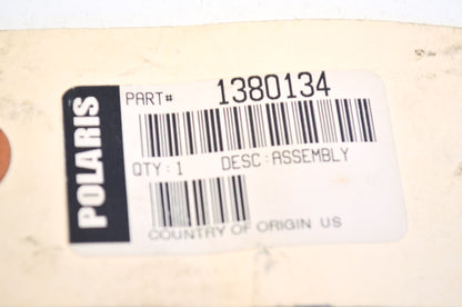 OEM Polaris 1380134 Prop Shaft Assembly
