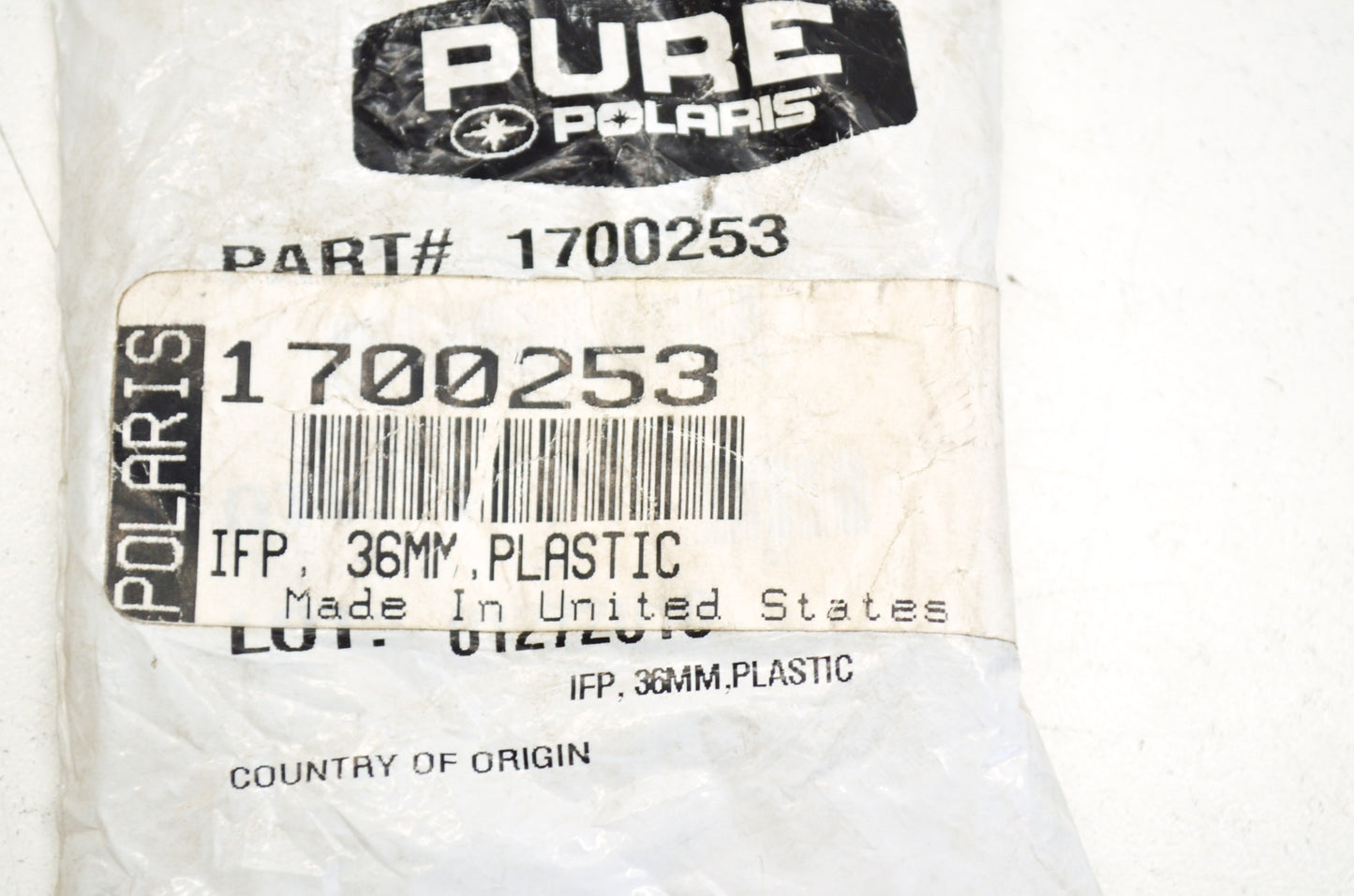 OEM Polaris 1700253 36mm Plastic Suspension IFP NOS
