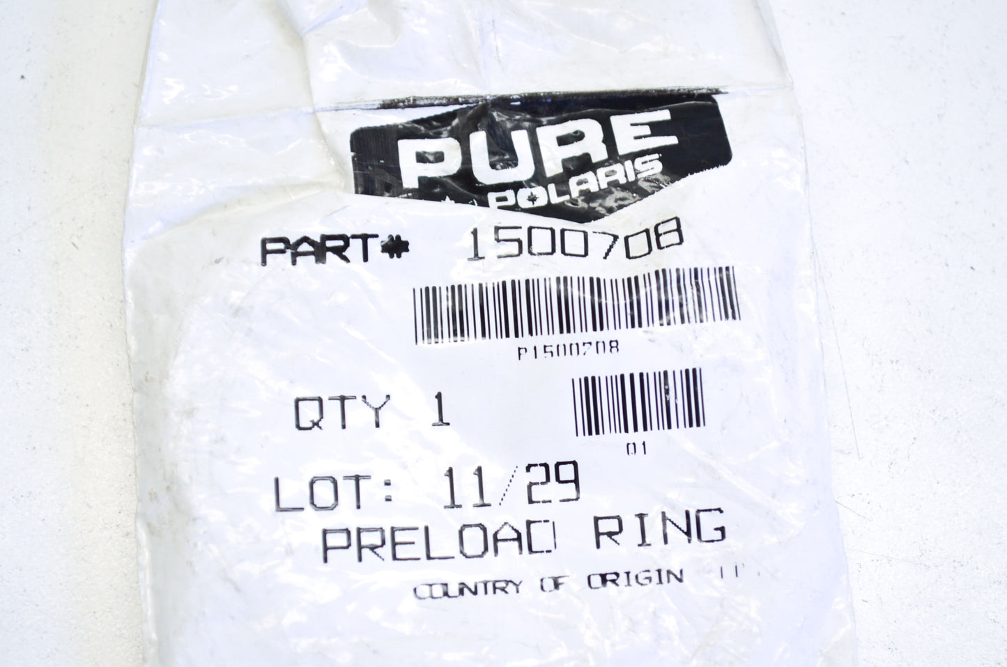 OEM Polaris 1500708 Shock Preload Spring Ring NOS