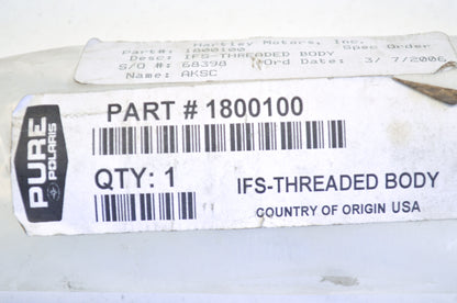 OEM Polaris 1800100 Threaded Body IFS NOS