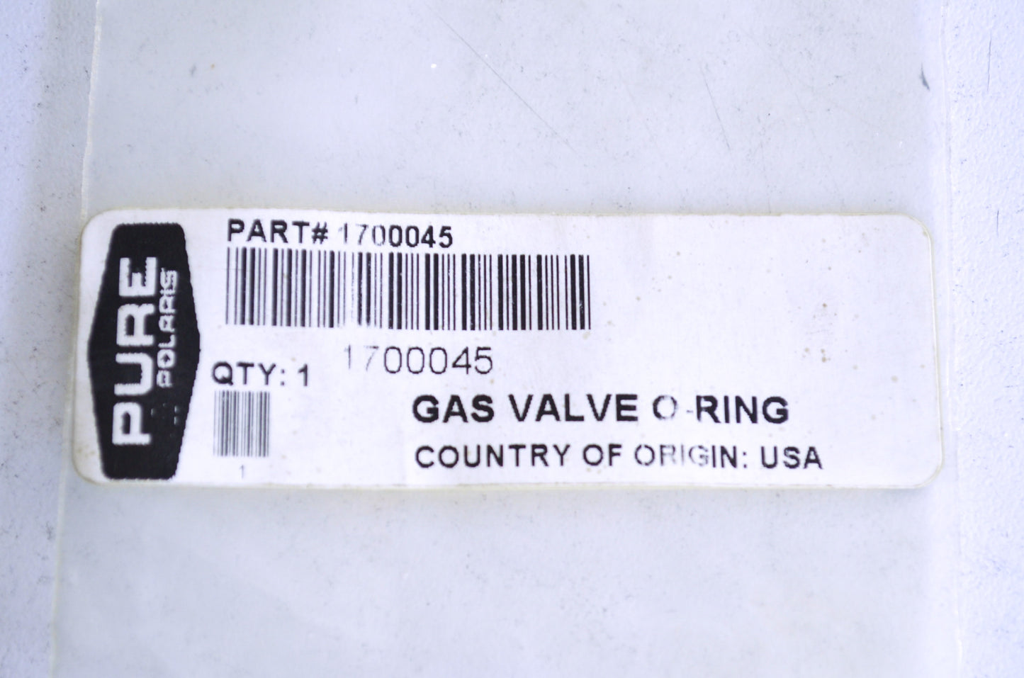 OEM Polaris 1700045 Pressure Valve O-Ring NOS
