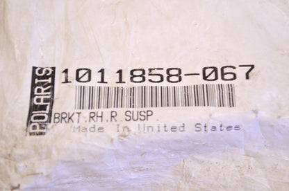 OEM Polaris 1011858-067 Rear Right Suspension Bracket NOS