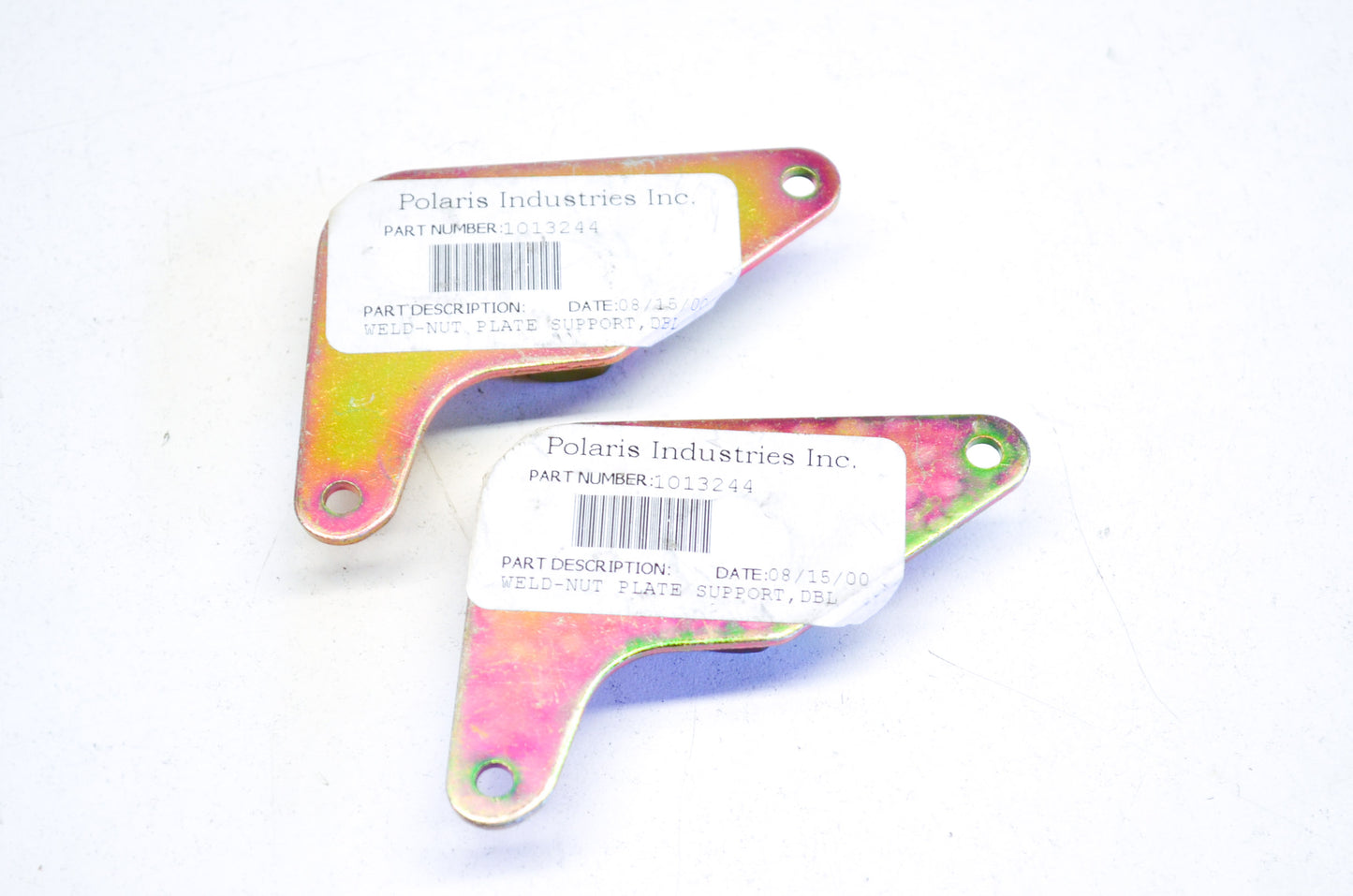 OEM Polaris 1013244 Weld Nut Plate Support Qty 2 NOS