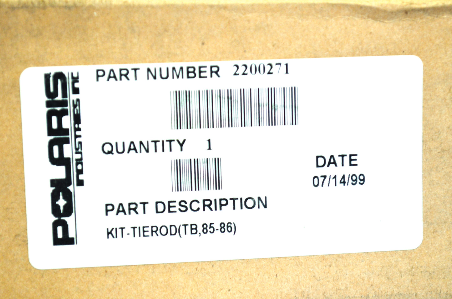 OEM Polaris 2200271 Tie Rod Kit NOS