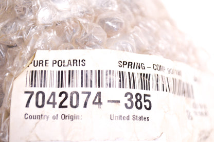New OEM Polaris Cloud Silver Compression Spring NOS