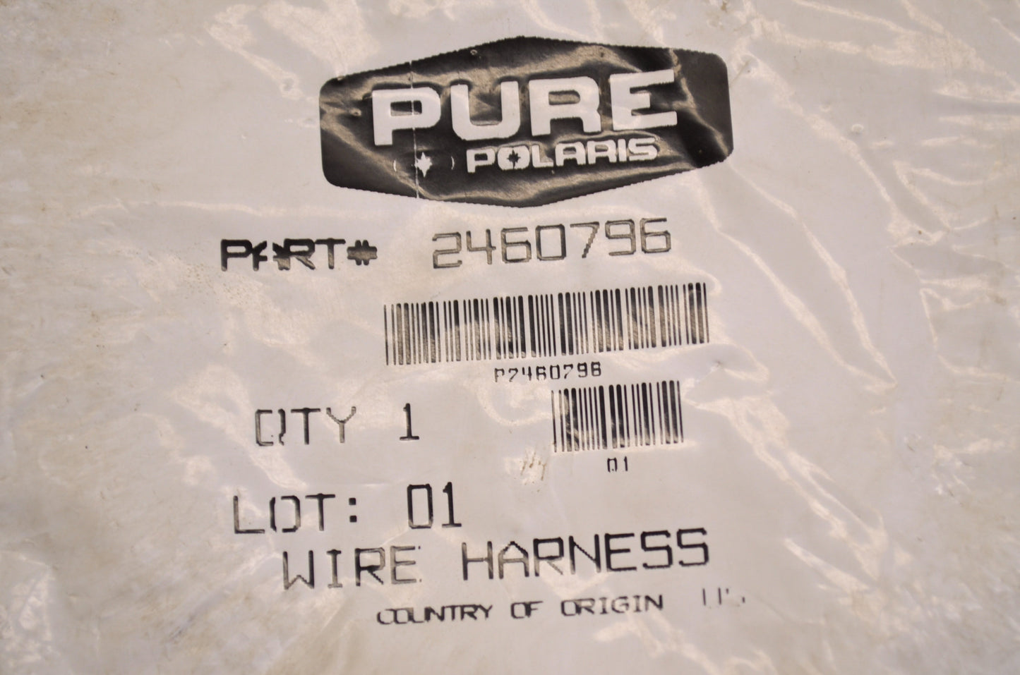 OEM Polaris 2460796 Reverse Wire Harness NOS