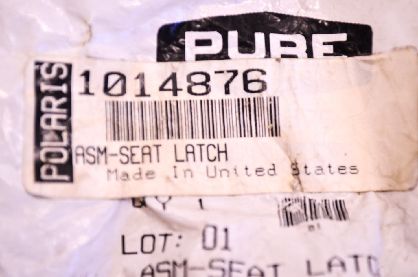 OEM Polaris 1014876 Seat Latch Assembly NOS