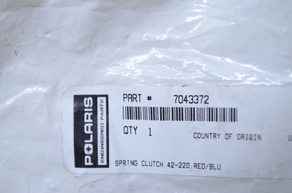 OEM Polaris 7043372 Red/Blue Clutch Spring