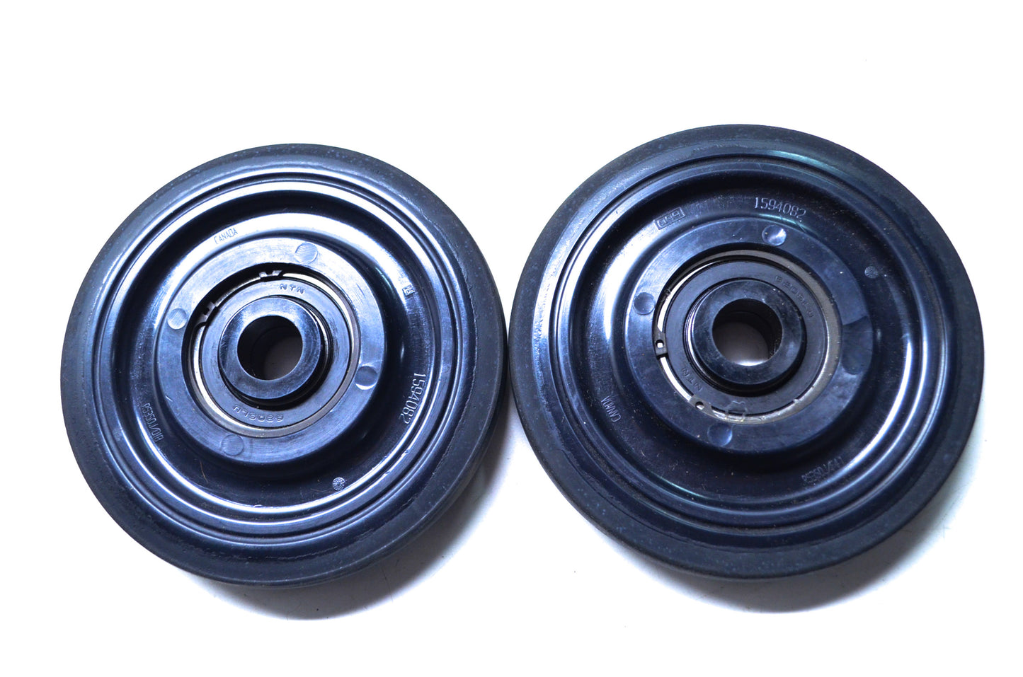 OEM Polaris 2872203, 2872203-246 Silver Idler Bogie Wheel QTY 2 NOS