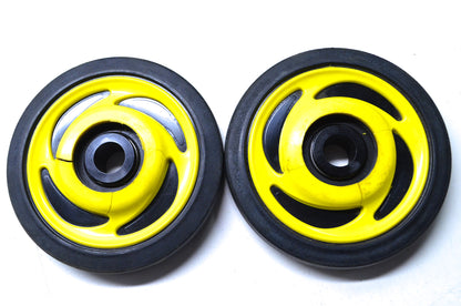 Yellow Idler Bogie Wheel Qty 2