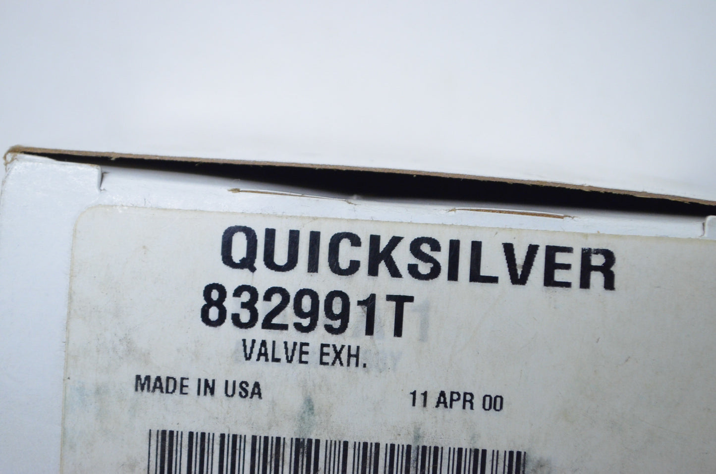 OEM Mercury 832991T Exhaust Valve NOS