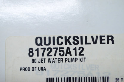 OEM Mercury 817275A12 80 Jet Water Pump Kit NOS