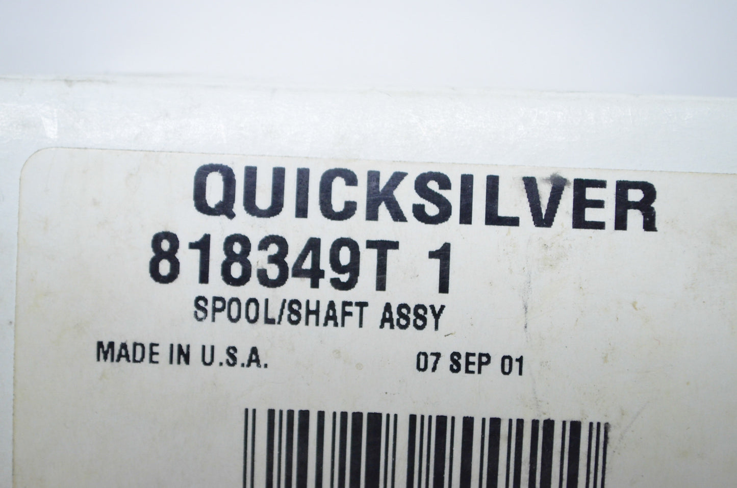 OEM Mercury 818349T1 Spool/Shaft Assembly NOS