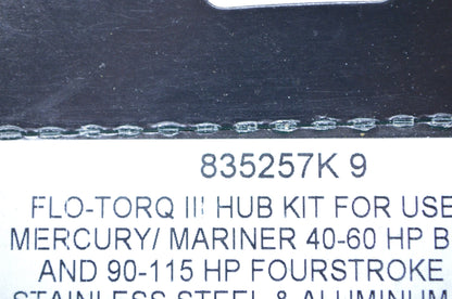 New OEM Mercury Flo Torq III Hub Assembly Kit NOS