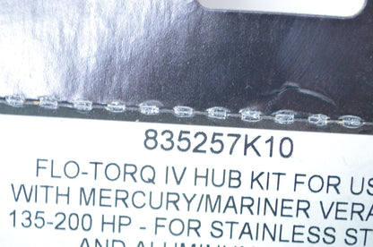 New OEM Mercury Flo Torq IV Hub Kit NOS