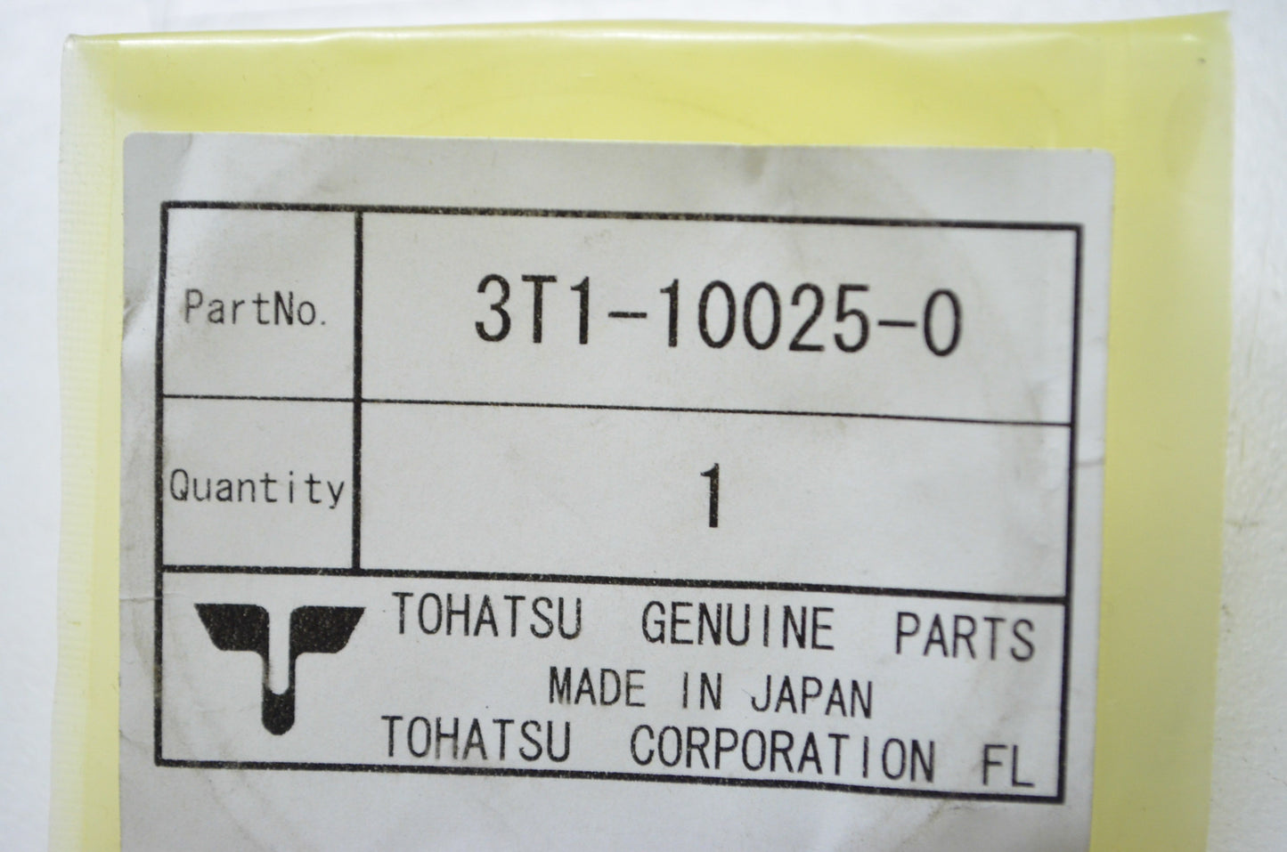 Tohatsu 3T1-10025-0 Piston Ring NOS