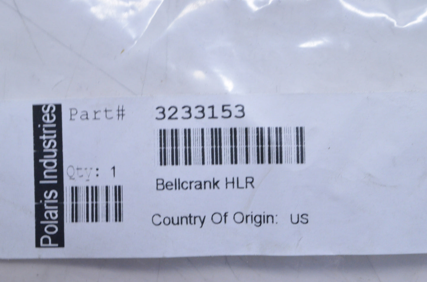 OEM Polaris 3233153 Bell Crank NOS