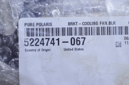 OEM Polaris 5224741-067 Black Cooling Fan Bracket NOS